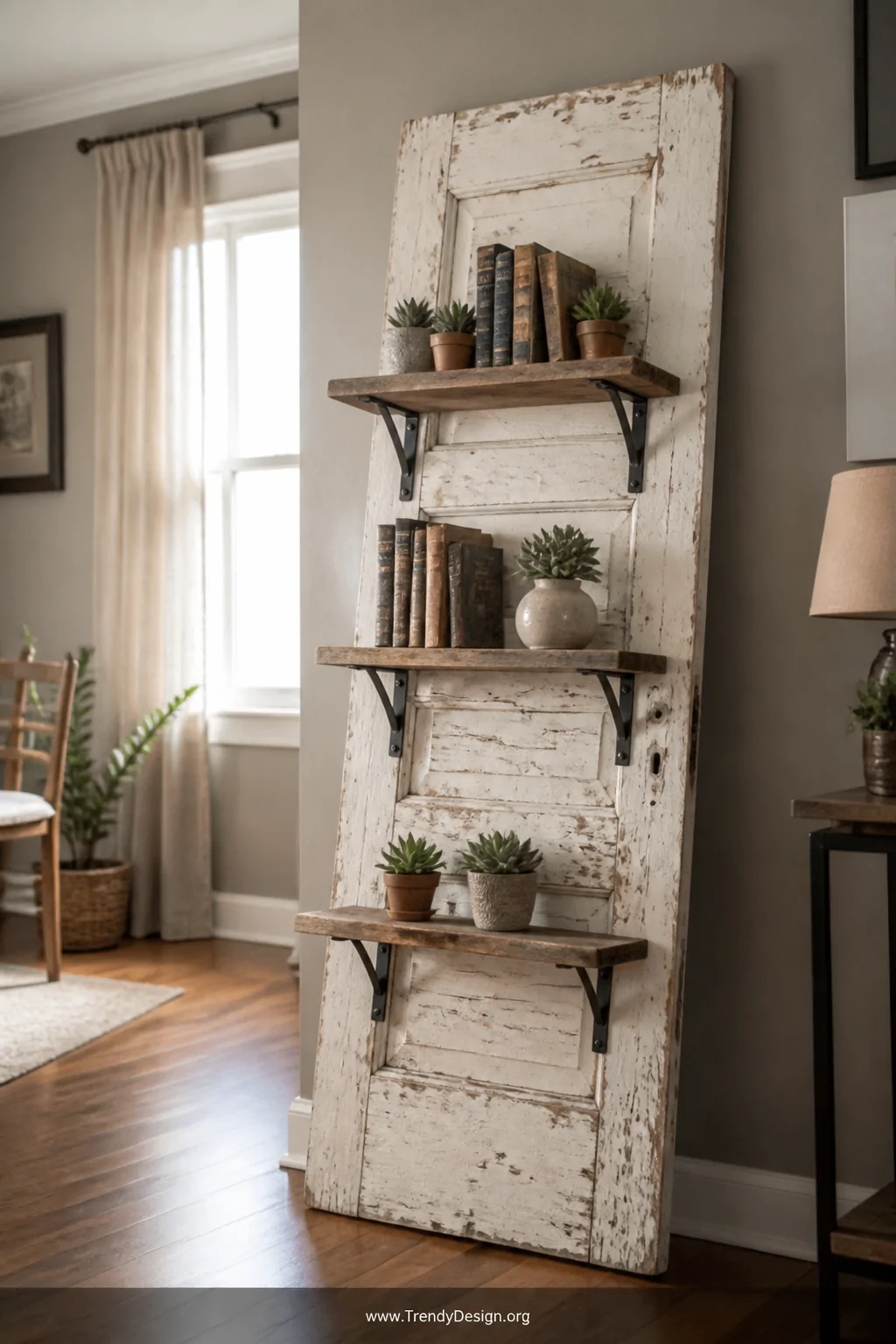 8 Creative Old Door Shelf Ideas That Will Transform Your Home Decor