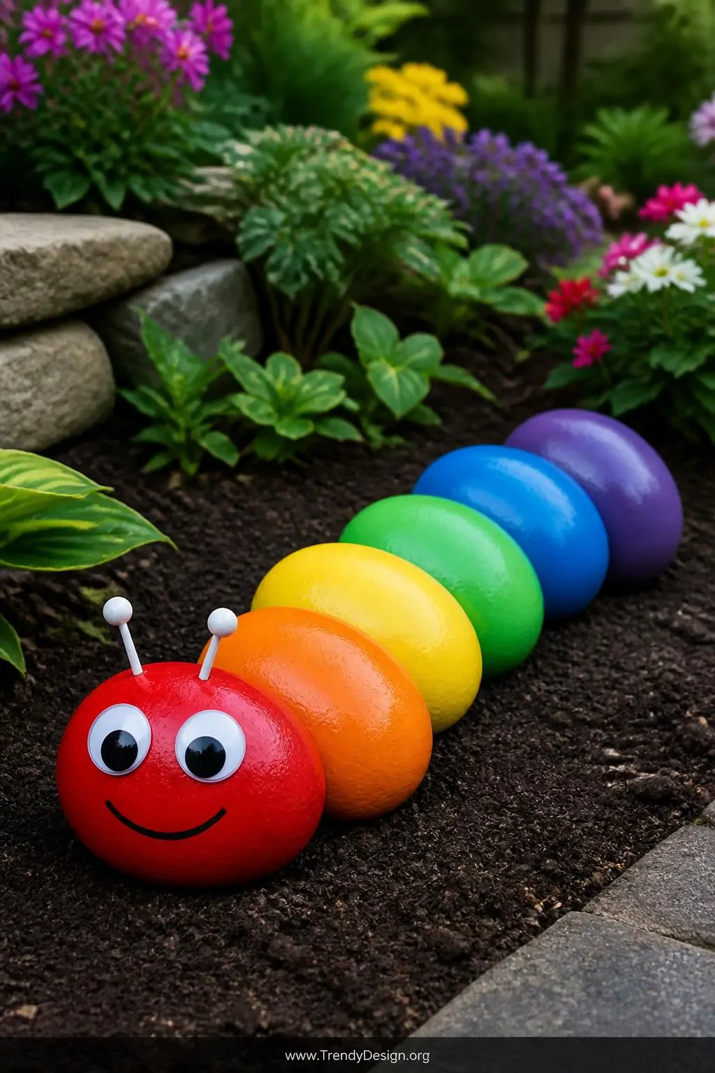 5 Rock Caterpillar Garden Ideas That Will Make Your Neighbors Jealous