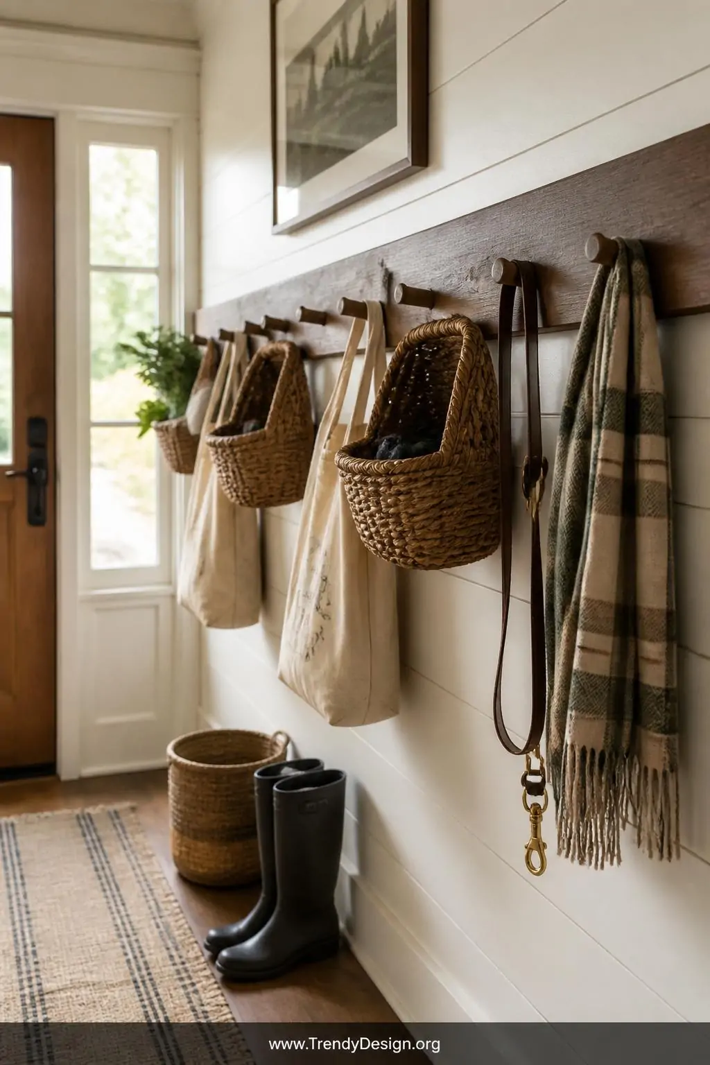 8 Wood Peg Rail Ideas That Will Transform Your Walls Into Functional Art